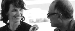 Binoche og Kiarostami